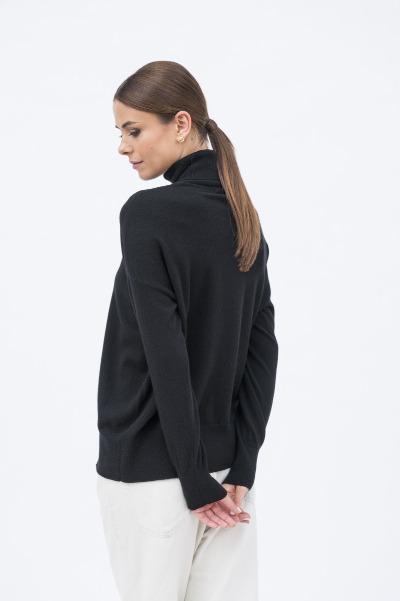 Majestic Filatures | Pullover collo alto 100% cashmere