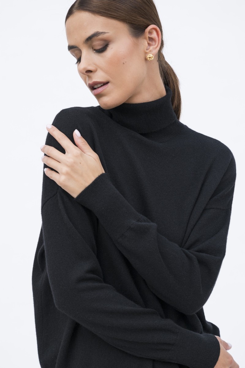 Majestic Filatures | Pullover collo alto 100% cashmere