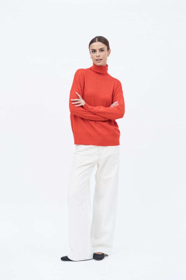 Majestic Filatures | Pullover collo alto 100% cashmere 2