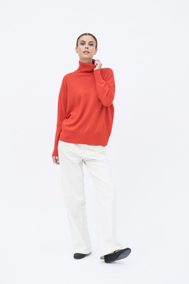 Majestic Filatures | Pullover collo alto 100% cashmere
