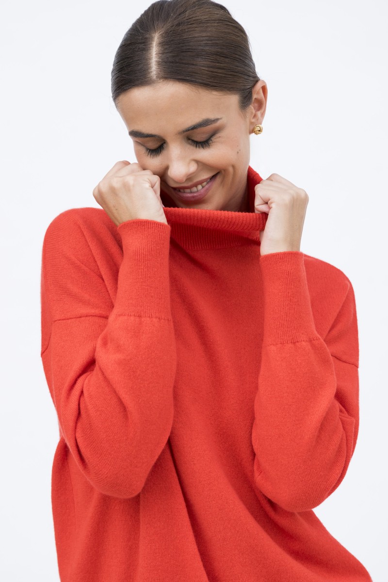 Majestic Filatures | Pullover collo alto 100% cashmere