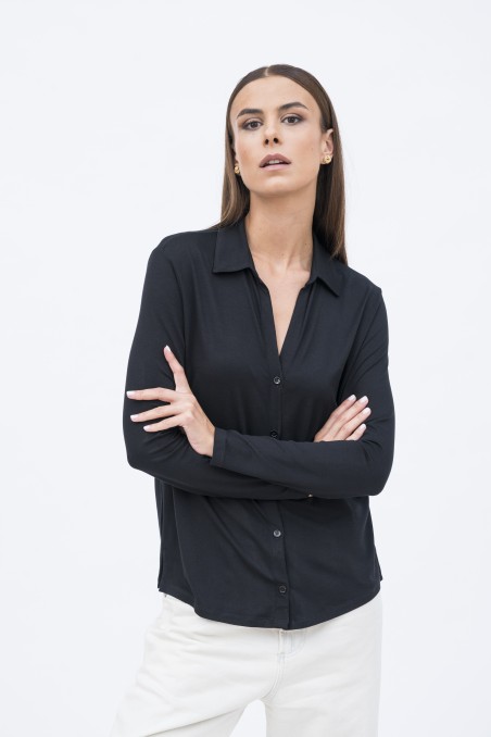 Majestic Filatures | Camicia a maniche lunghe in viscosa