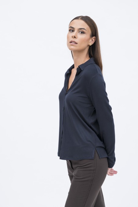 Majestic Filatures | Camicia a maniche lunghe in viscosa