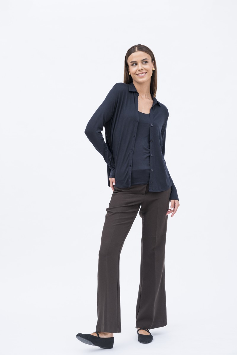 Majestic Filatures | Camicia a maniche lunghe in viscosa