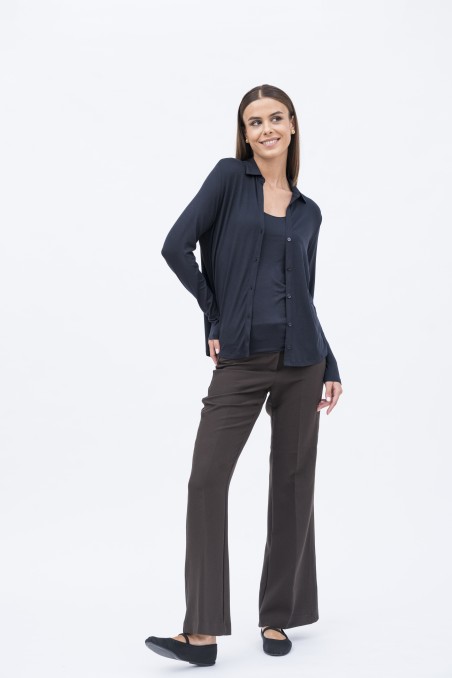 Majestic Filatures | Camicia a maniche lunghe in viscosa