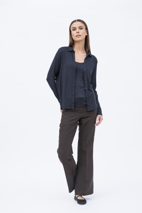 Majestic Filatures | Camicia a maniche lunghe in viscosa