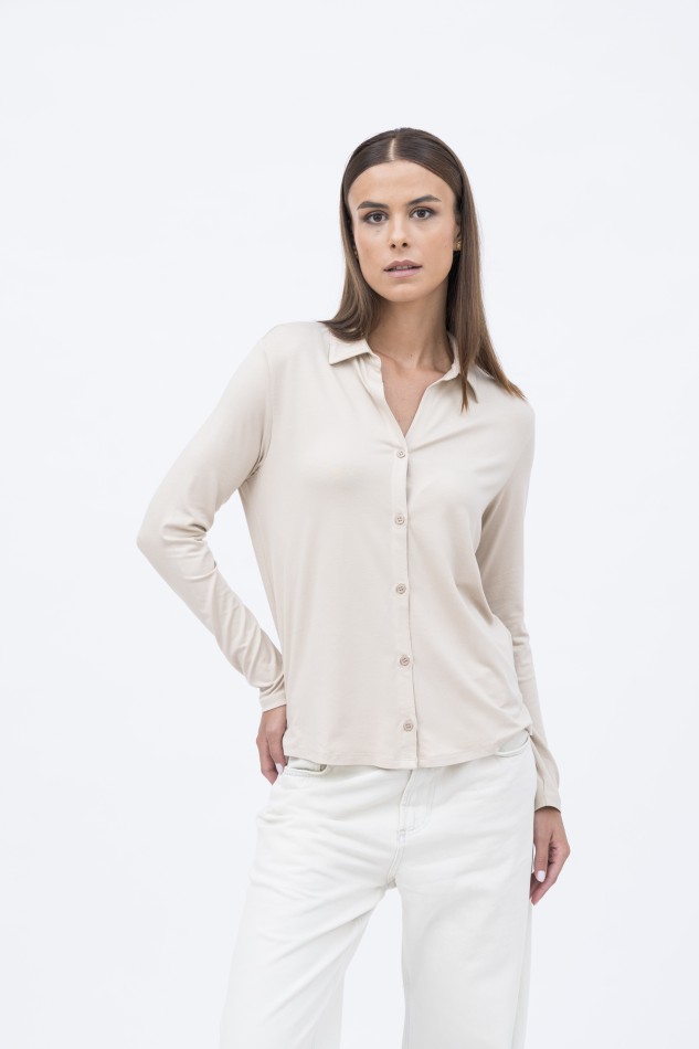 Majestic Filatures | Camicia a maniche lunghe in viscosa 2