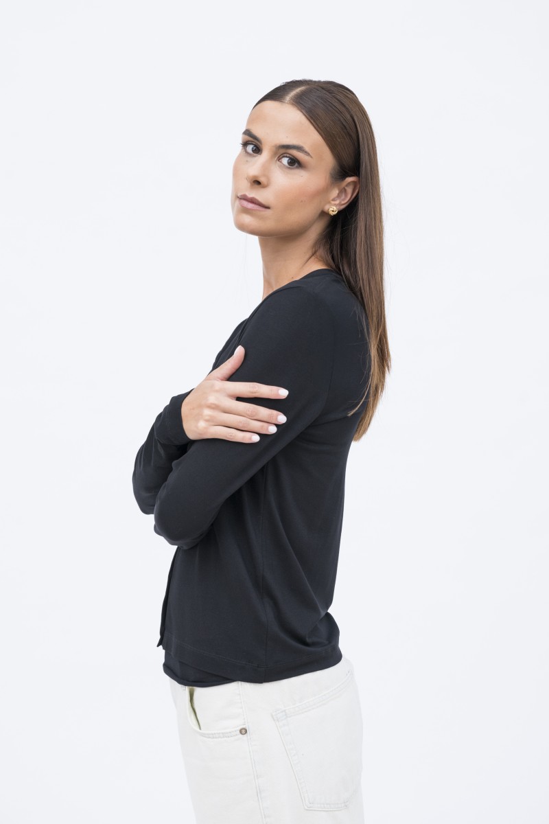 Majestic Filatures | Cardigan in viscosa slim