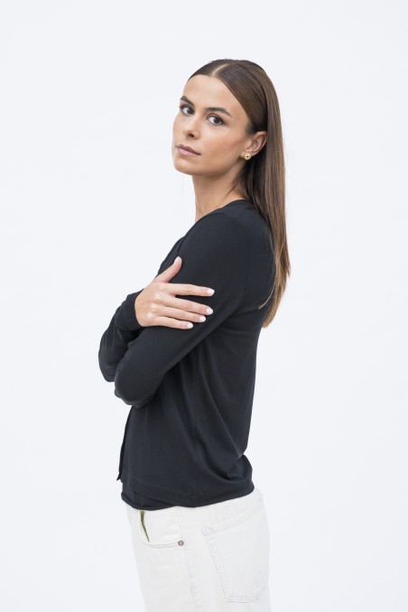 Majestic Filatures | Cardigan in viscosa slim