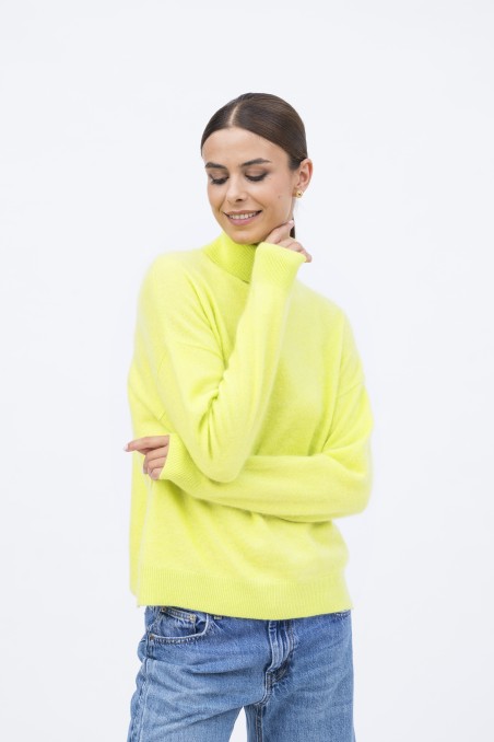 Majestic Filatures | Pullover collo alto a maniche lunghe