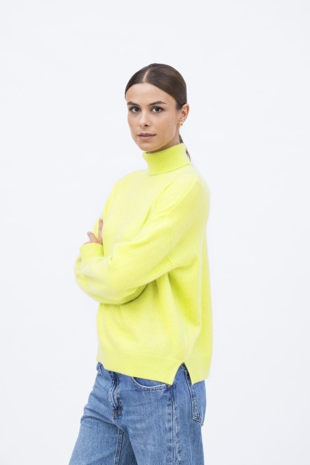 Majestic Filatures | Pullover collo alto a maniche lunghe
