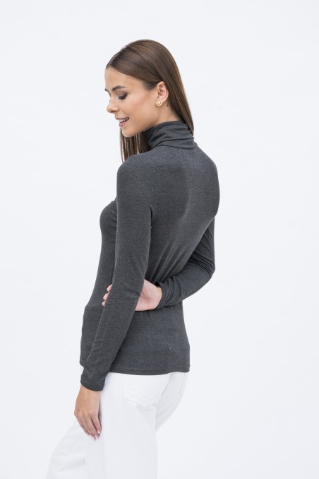 Majestic Filatures | T-shirt dolcevita slim in viscosa