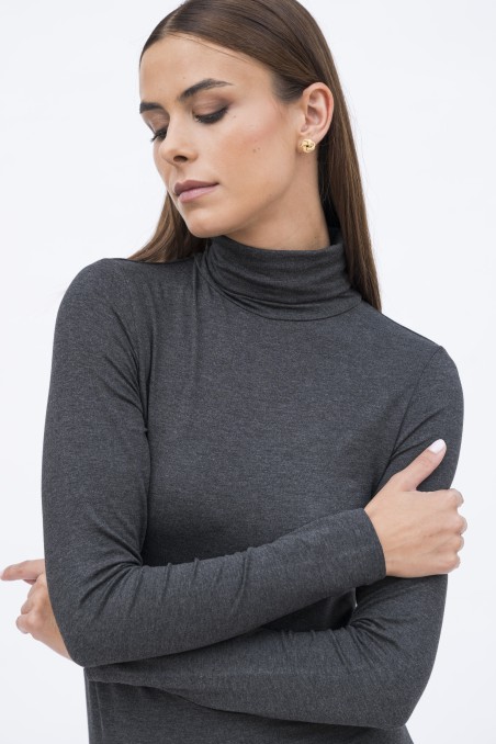 Majestic Filatures | T-shirt dolcevita slim in viscosa