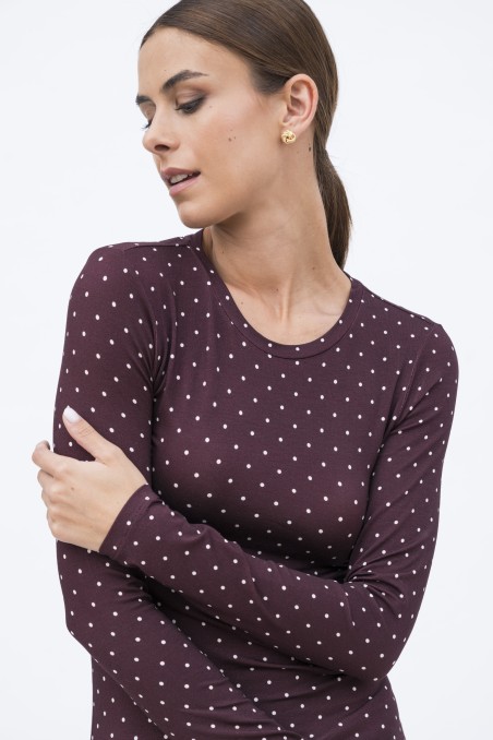 Majestic Filatures | T-shirt girocollo a pois