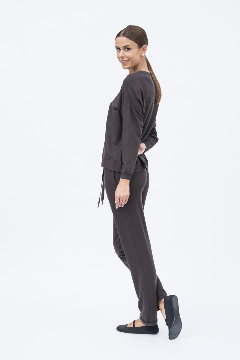 Majestic Filatures | Jogger felpati con coulisse in vita
