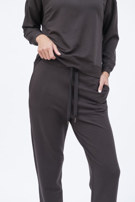 Majestic Filatures | Jogger felpati con coulisse in vita