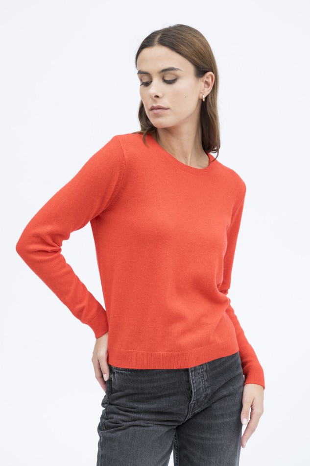 Majestic Filatures | Pullover girocollo in 100% cashmere