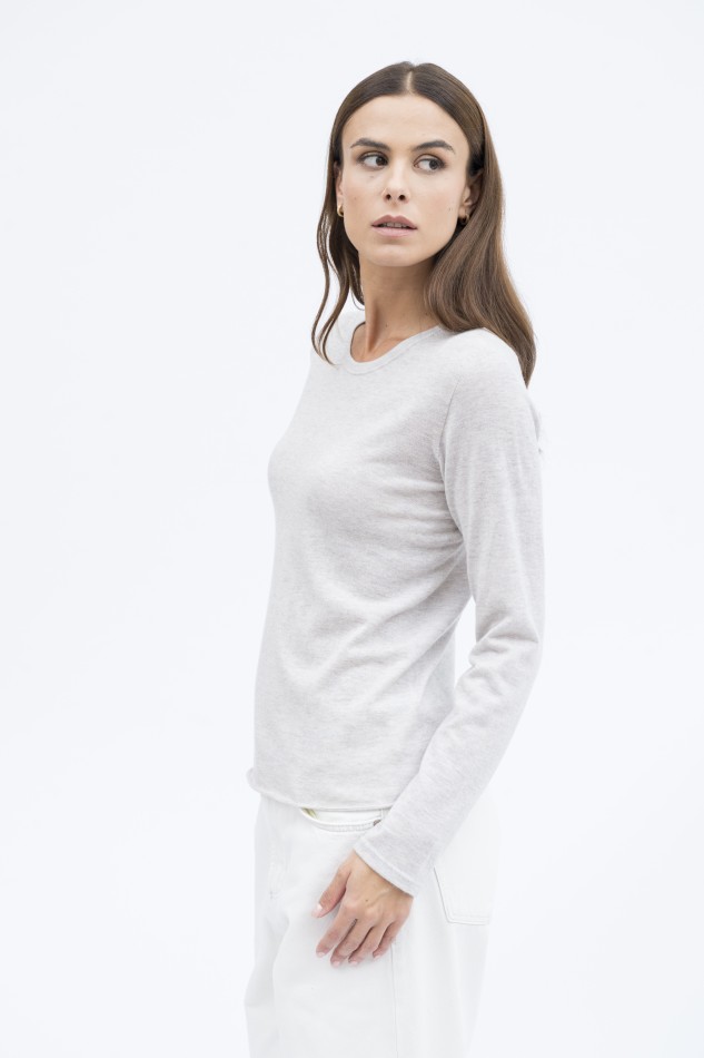 Majestic Filatures | Pullover girocollo in 100% cashmere 2