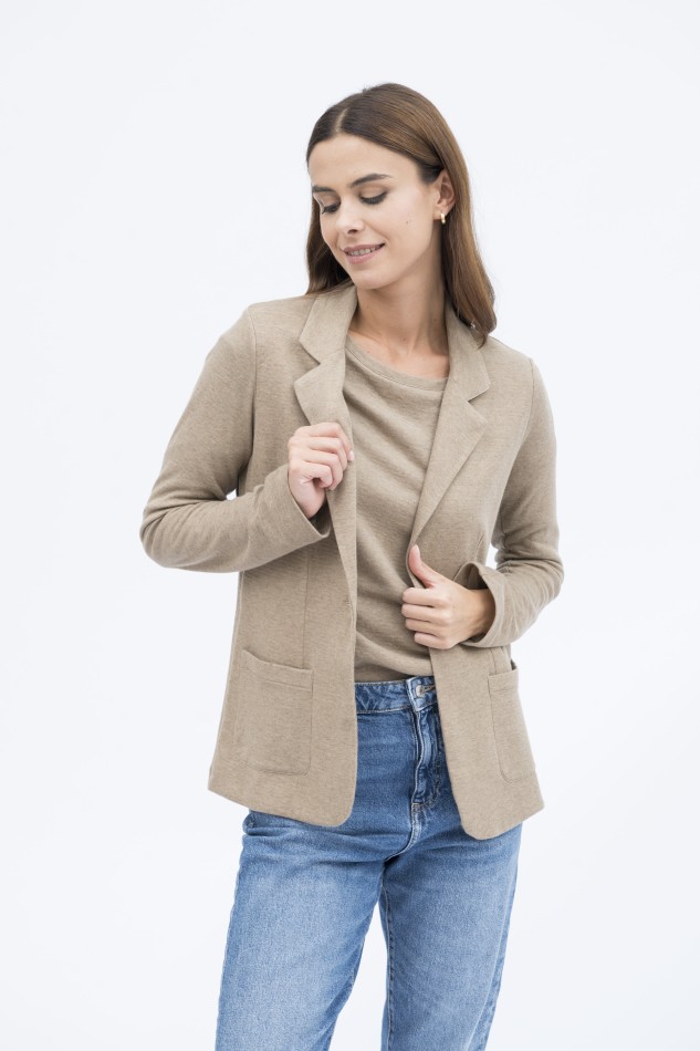 Majestic Filatures | Giacca in cotone e cachemire double