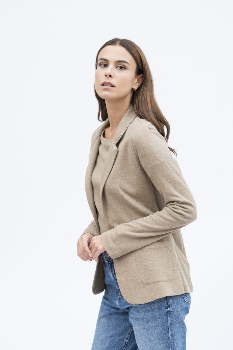 Majestic Filatures | Giacca in cotone e cachemire double