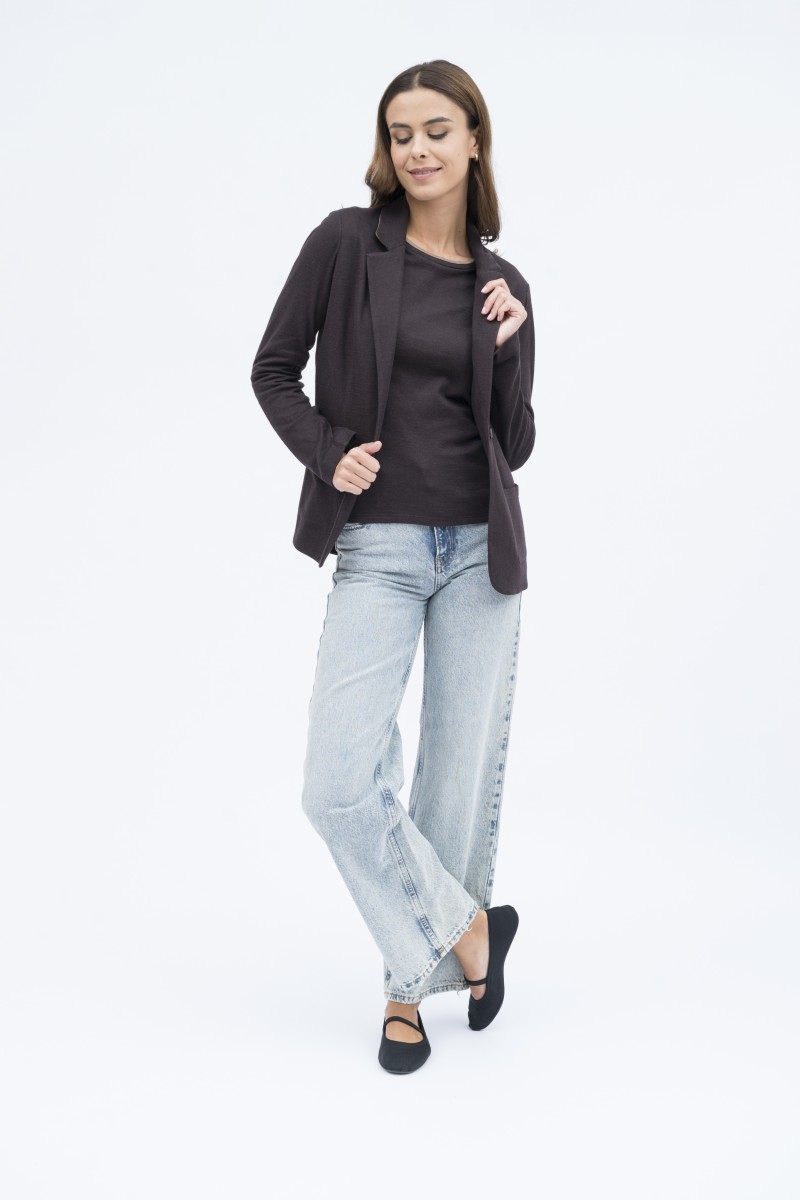 Majestic Filatures | Giacca in cotone e cachemire double