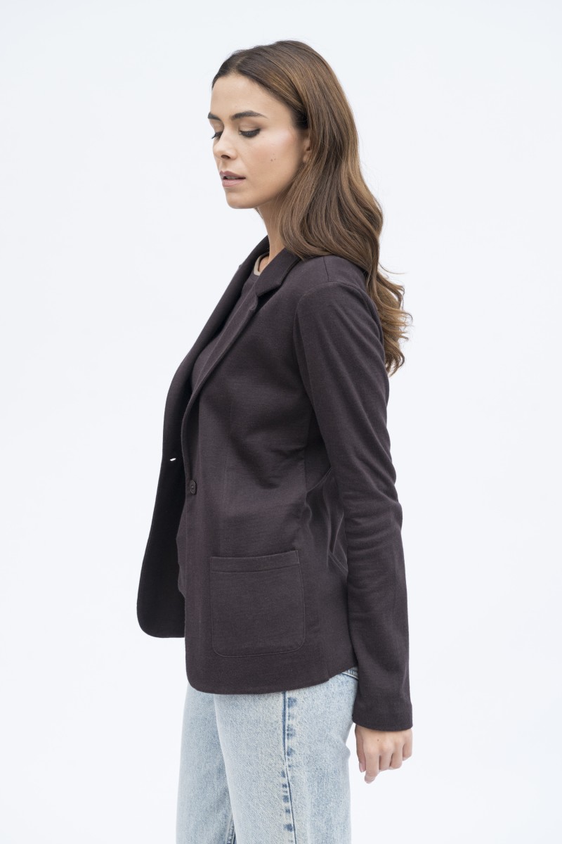 Majestic Filatures | Giacca in cotone e cachemire double