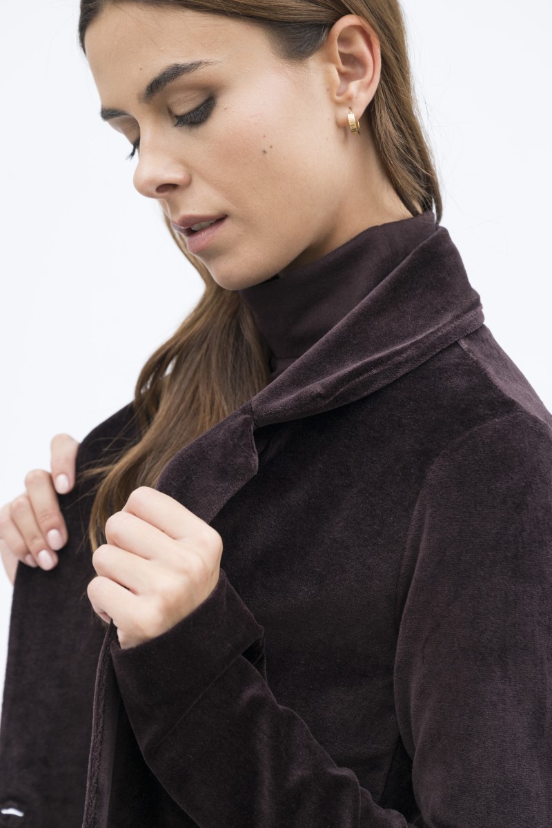 Majestic Filatures | Giacca con bottone singolo in velluto
