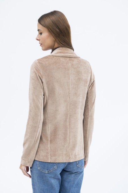 Majestic Filatures | Giacca con bottone singolo in velluto
