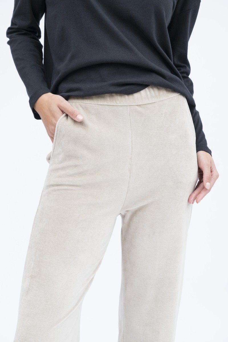 Majestic Filatures | Pantalone in velluto liscio