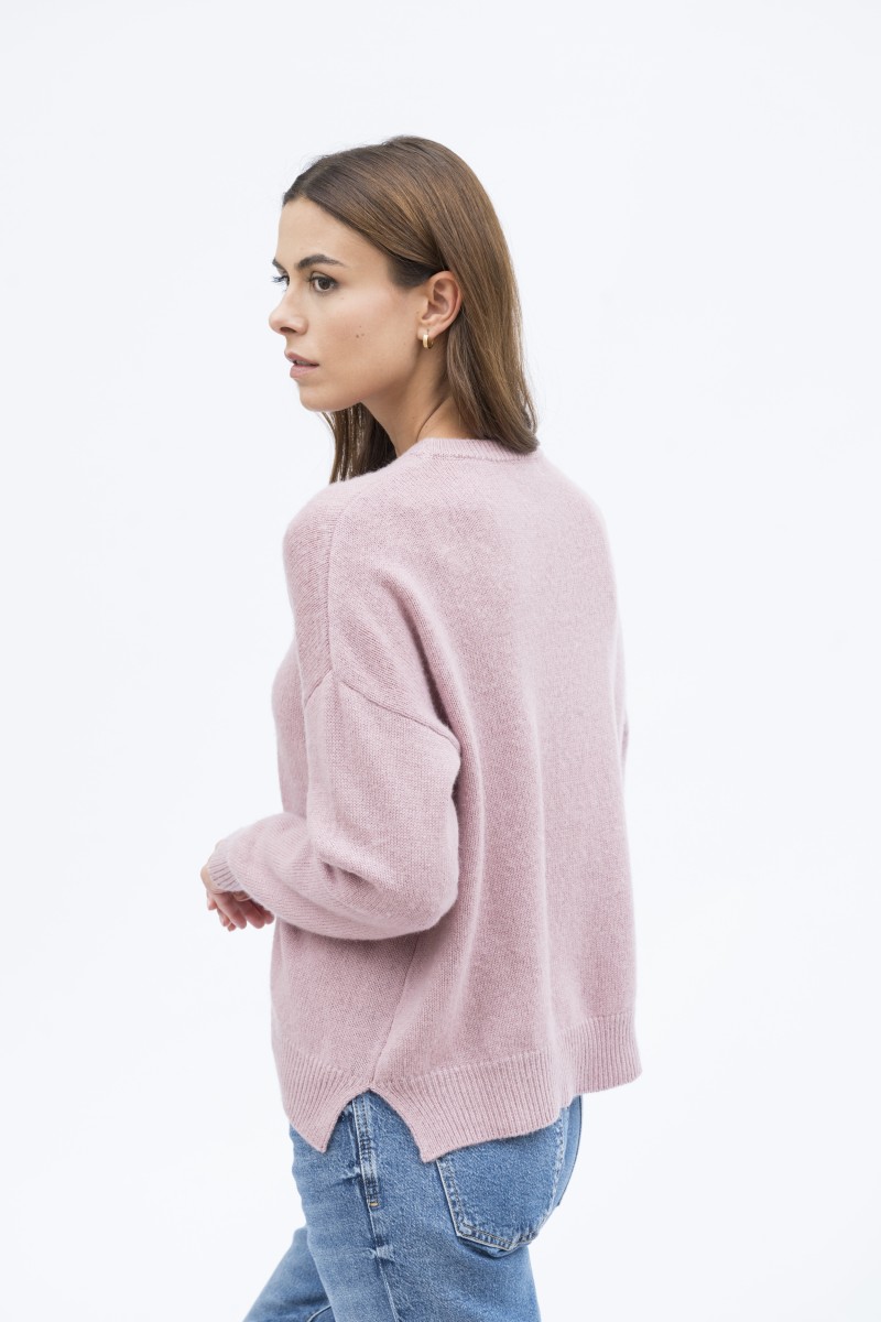 Majestic Filatures | Pullover girocollo in lana e cashmere