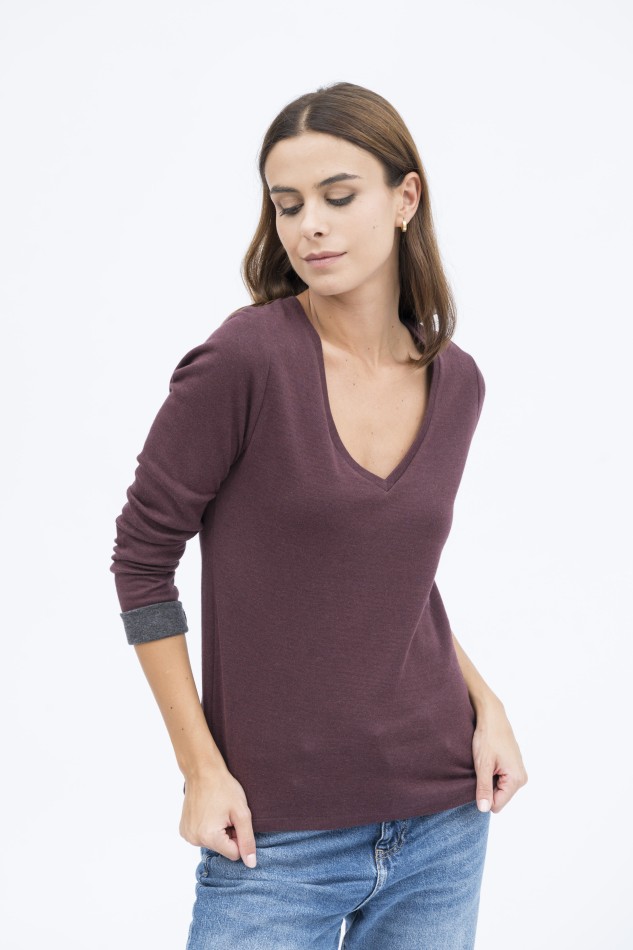 Majestic Filatures | T-shirt cotone e cashmere double