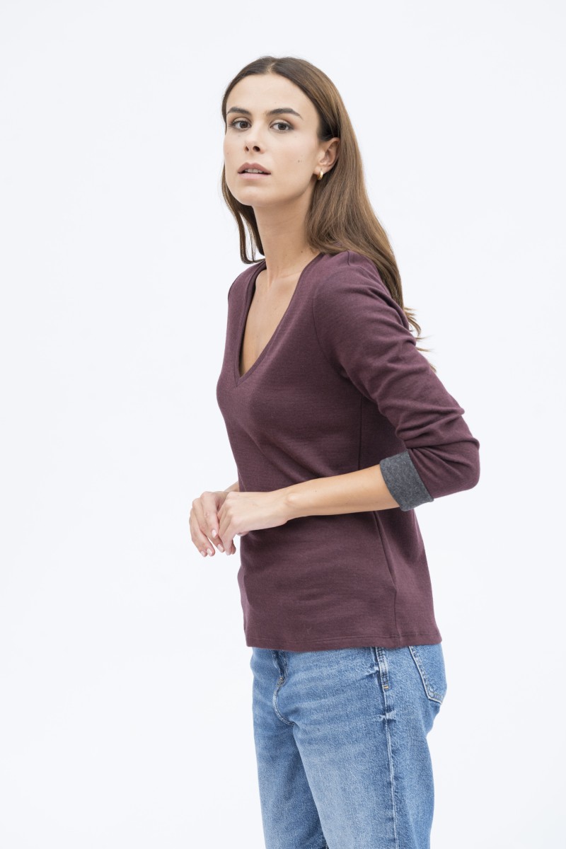 Majestic Filatures | T-shirt cotone e cashmere double