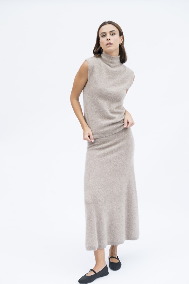 Majestic Filatures | Gonna lunga in maglia