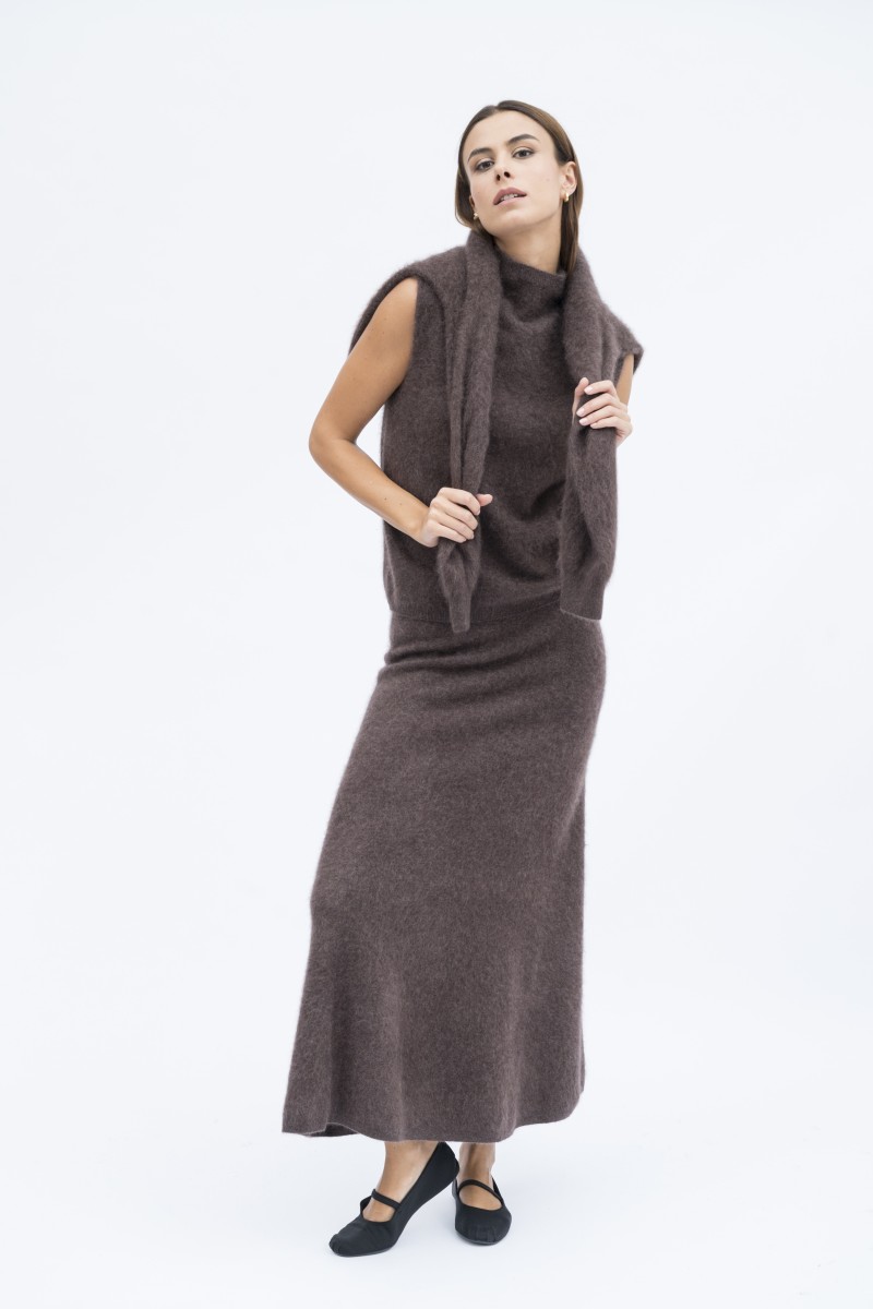 Majestic Filatures | Gonna lunga in maglia