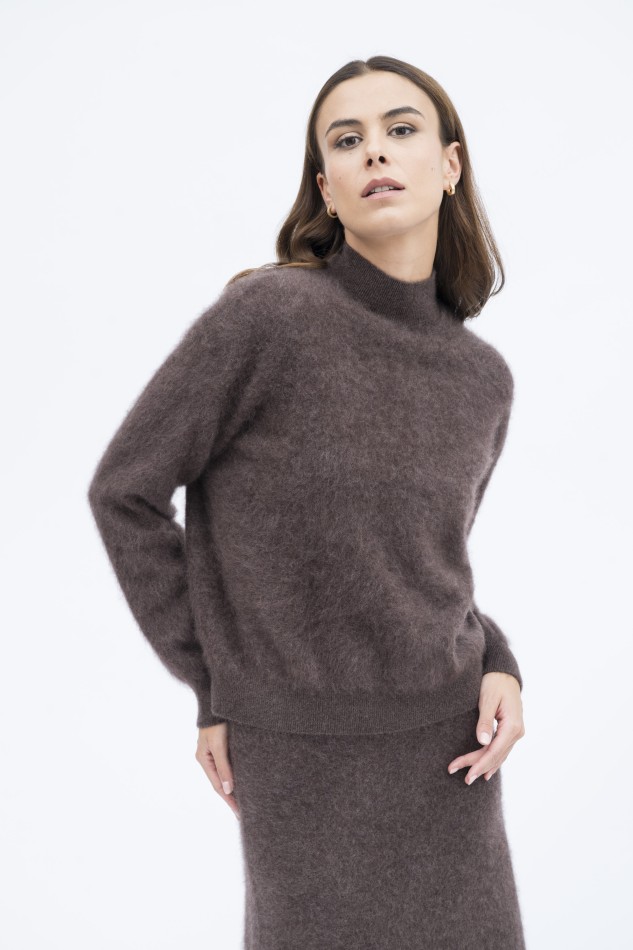 Majestic Filatures | Pullover girocollo e maniche lunghe