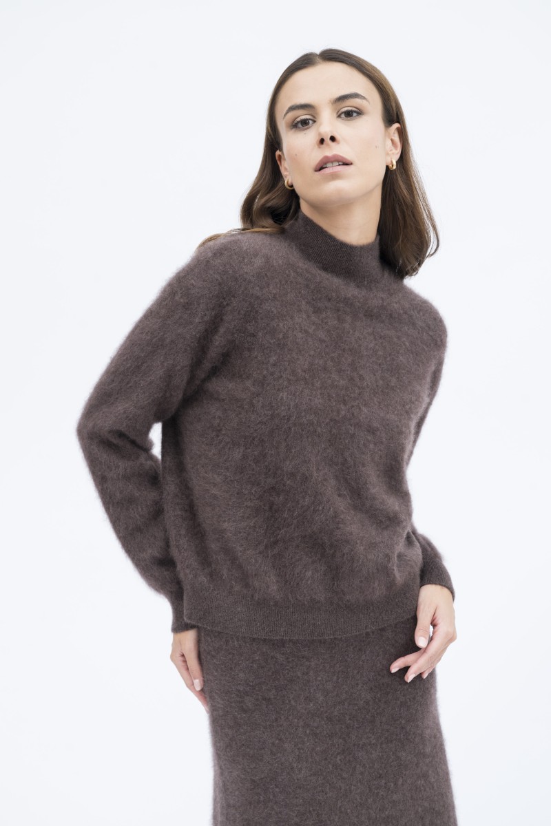 Majestic Filatures | Pullover girocollo e maniche lunghe