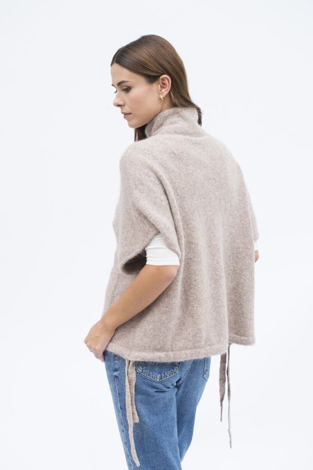 Majestic Filatures | Cappa over con zip in alpaca